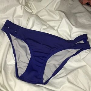 Blue bikini bottom